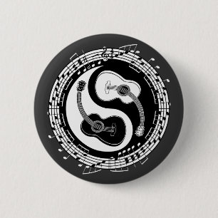 Badge Rond 5 Cm Notation de Yin Guit