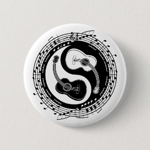 Badge Rond 5 Cm Notation de Yin Guit