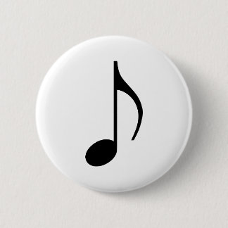 Badge Rond 5 Cm Note de musique