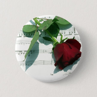 Badge Rond 5 Cm Notes d'amour