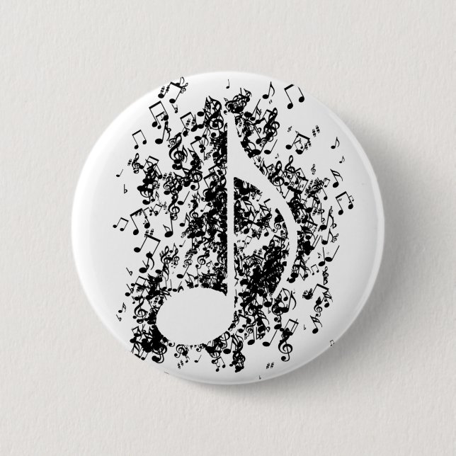 Badge Rond 5 Cm Notez l'explosion (Devant)