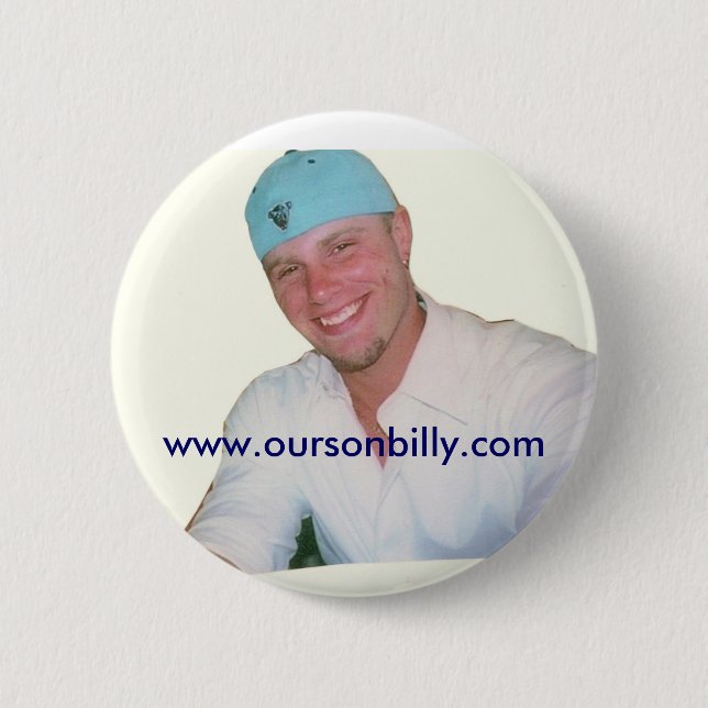 Badge Rond 5 Cm Notre bouton de Billy de fils (Devant)