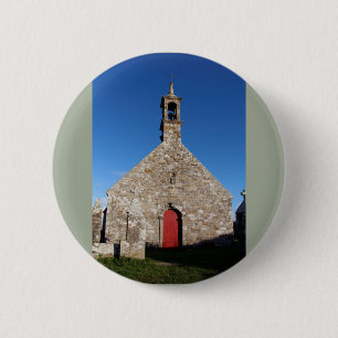 Badge Rond 5 Cm Notre Dame de Bon Voyage à Plogoff