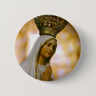Badge Rond 5 Cm Notre Madame de Fatima