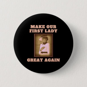 Badge Rond 5 Cm Notre Première Dame - Melania Trump