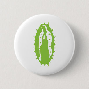 Badge Rond 5 Cm Notre vert de chaux moderne de Madame Guadalupe