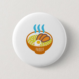 Badge Rond 5 Cm Nouilles de Ramen