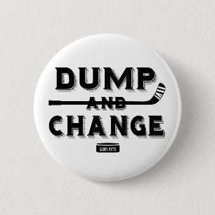 Badge Rond 5 Cm Nourrisson d'hockey de décharge et de changement