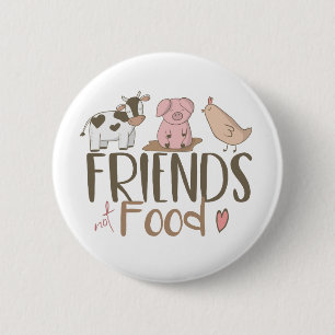 Badge Rond 5 Cm Nourriture 2 d'amis pas