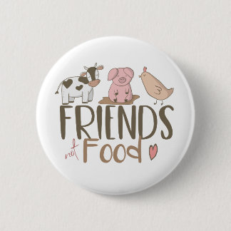 Badge Rond 5 Cm Nourriture 2 d'amis pas