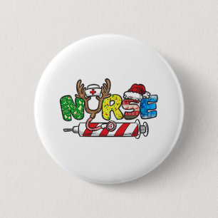 Badge Rond 5 Cm Nourriture Noël