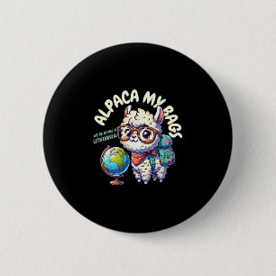 Badge Rond 5 Cm Nous allons en Lituanie ! Drôle de motif Vilnius