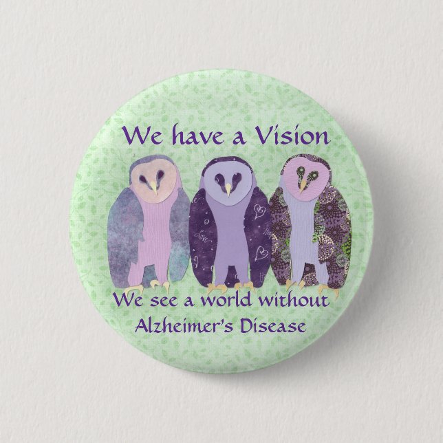 Badge Rond 5 Cm Nous avons une vision (Devant)