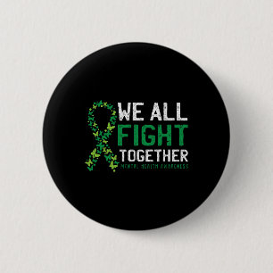 Badge Rond 5 Cm Nous combattons tous ensemble Gree de sensibilisat