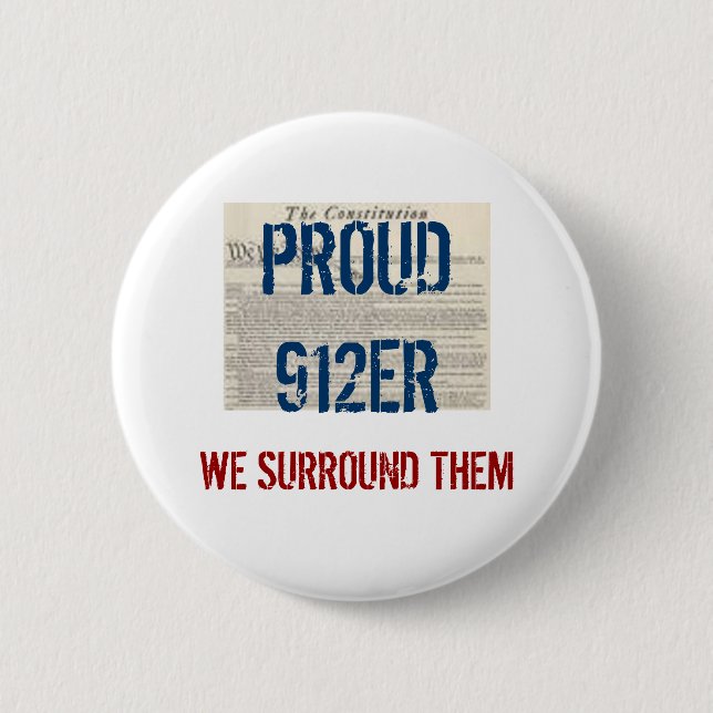 Badge Rond 5 Cm Nous les entourons (Devant)