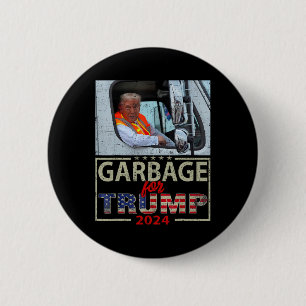 Badge Rond 5 Cm Nous ne sommes pas des ordures Votez Trump pour pr