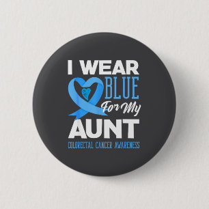 Badge Rond 5 Cm Nous Portons Du Bleu Pour Le Cancer Colorectal De