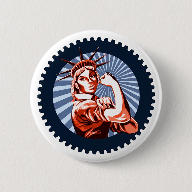 Badge Rond 5 Cm Nous Pouvons Le Faire Ensemble (Devant)