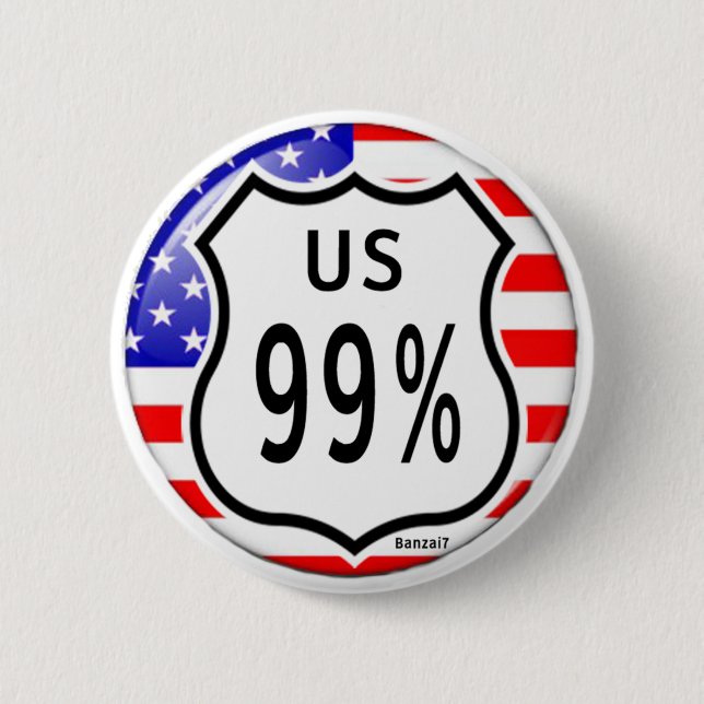 Badge Rond 5 Cm Nous profession : 99% (Devant)