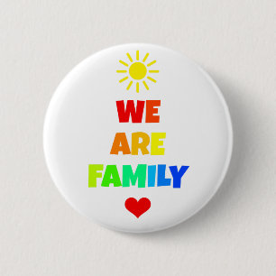 Badge Rond 5 Cm Nous sommes conception d'adoption de soleil