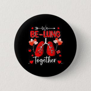 Badge Rond 5 Cm Nous sommes des poumons ensemble Thérapeute respir