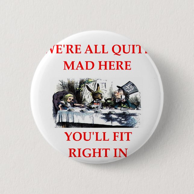 Badge Rond 5 Cm nous sommes fous (Devant)