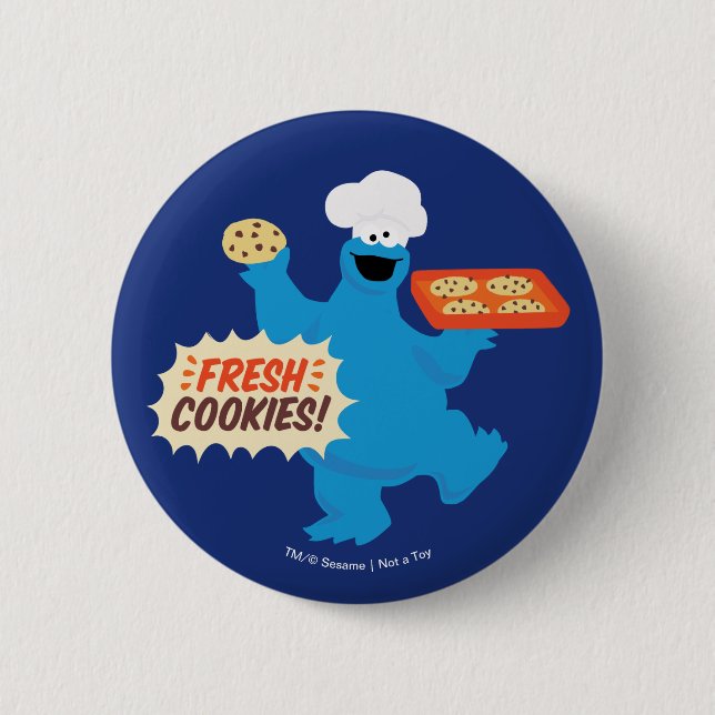 Badge Rond 5 Cm Nous sommes gourmands | Frais Biscuits! (Devant)