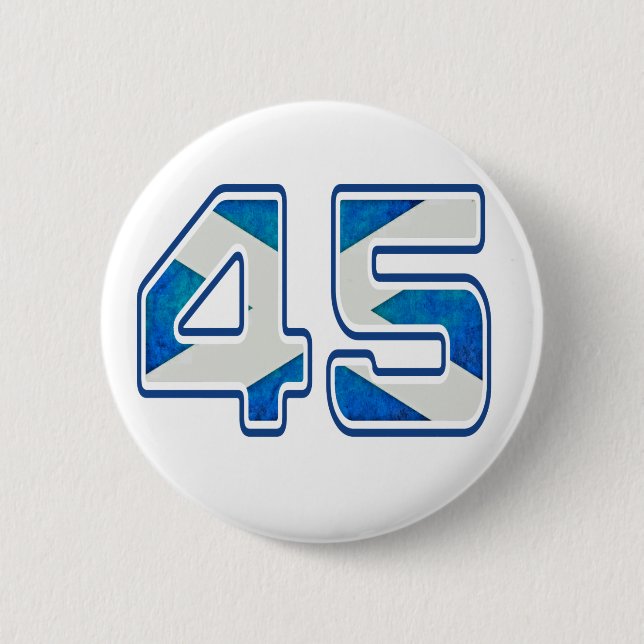Badge Rond 5 Cm Nous sommes l'insigne de 45% (Devant)