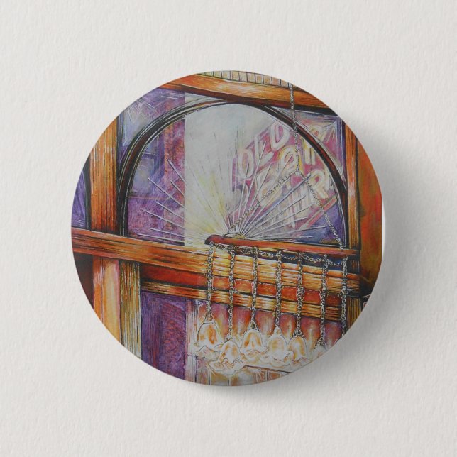 Badge Rond 5 Cm Nous sommes tous des papillons de nuit volant auto (Devant)