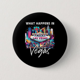 Badge Rond 5 Cm Nouveau bébé d'amour à Las Vegas pour les vacances