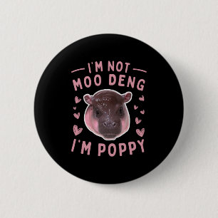 Badge Rond 5 Cm Nouveau bébé hippopotame pygmée à Metro Richmond Z