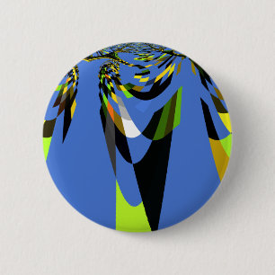 Badge Rond 5 Cm Nouveau bleu