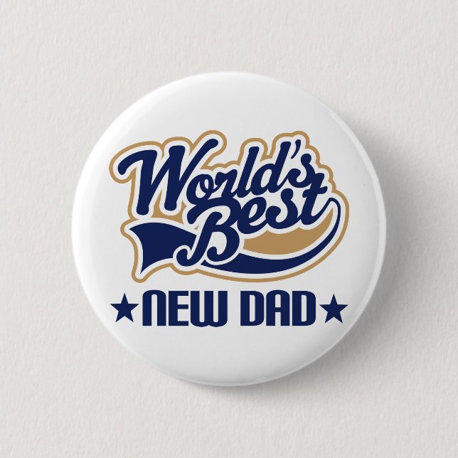 Badge Rond 5 Cm Nouveau cadeau de papa (Devant)