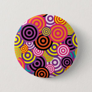Badge Rond 5 Cm Nouveau cercle art Abstrait
