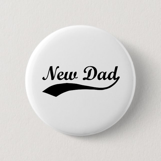 Badge Rond 5 Cm Nouveau papa (Devant)