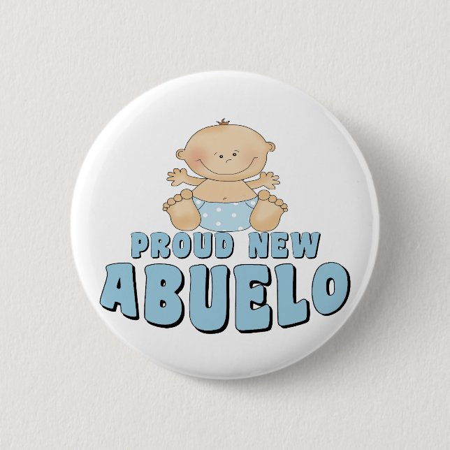 Badge Rond 5 Cm NOUVEAU PAPA FIER Boy (Devant)