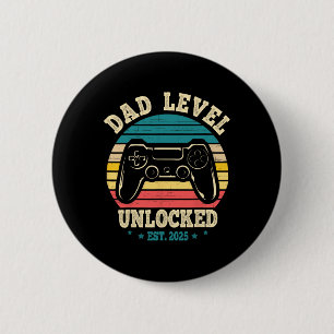 Badge Rond 5 Cm Nouveau Papa J'ai Passé Au Niveau Papa Idée De Gro