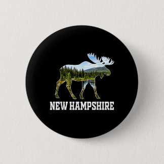 Badge Rond 5 Cm Nouveau paysage forestier naturel panoramique de l