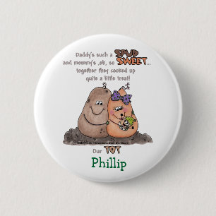 Badge Rond 5 Cm Nouveau point