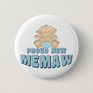 Badge Rond 5 Cm NOUVEAU T-shirt FIER de Memaw
