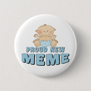 Badge Rond 5 Cm NOUVEAU T-shirt FIER de Meme
