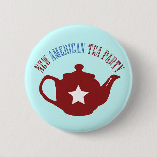 Badge Rond 5 Cm Nouveau thé américain