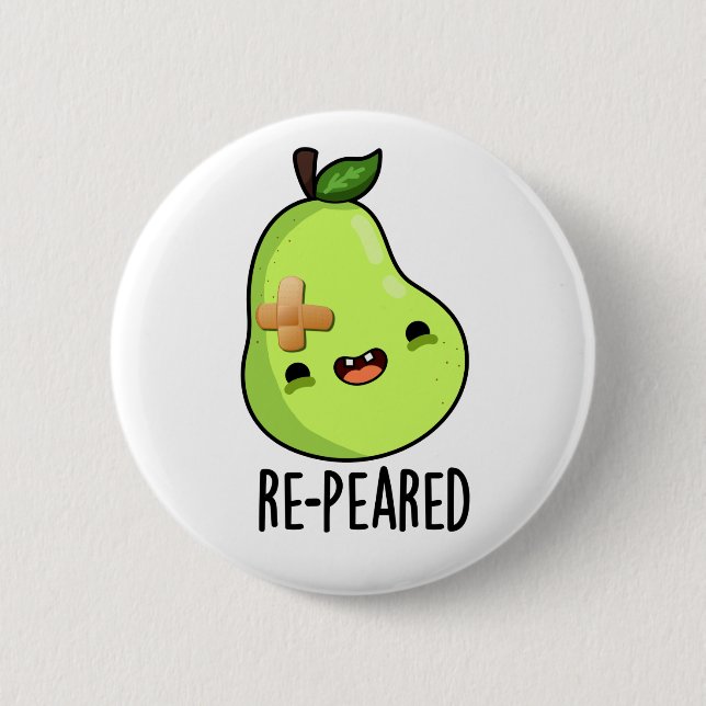 Badge Rond 5 Cm Nouveau tournevis Funny Fruit Pear (Devant)