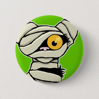 Badge Rond 5 Cm Nouveauté du chat | Halloween de maman de bande