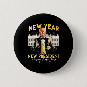Badge Rond 5 Cm Nouvel An Nouvel An Nouvel An Drôle Trump Nouvel A