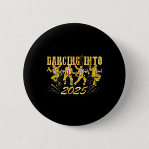 Badge Rond 5 Cm Nouvel An Trump Dancing 2025 Nouvel An Nouvelle Am