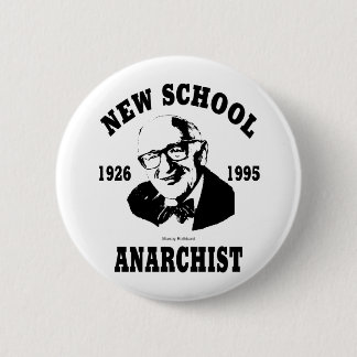 Badge Rond 5 Cm Nouvel anarchiste -- Murray Rothbard
