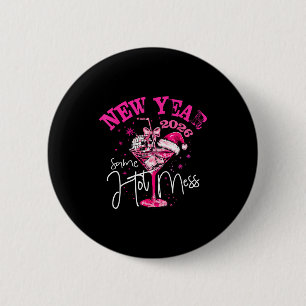 Badge Rond 5 Cm Nouvelle Année Nk Même Bazar Chaud Bonne Année 202