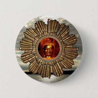 Badge Rond 5 Cm Nouvelle broche de Bouddha Sun d'âge