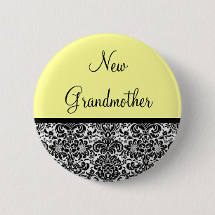 Badge Rond 5 Cm Nouvelle grand-mère